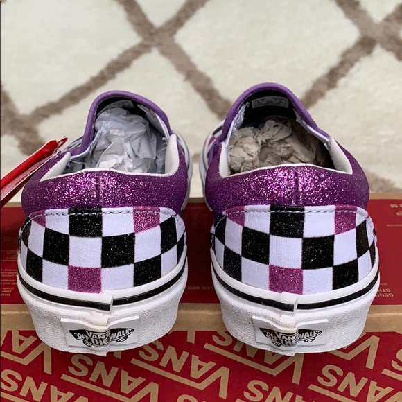 VANS CLASSIC SLIP ON GLITTER CHECKERBOARD WMNS - Picture 10 of 16